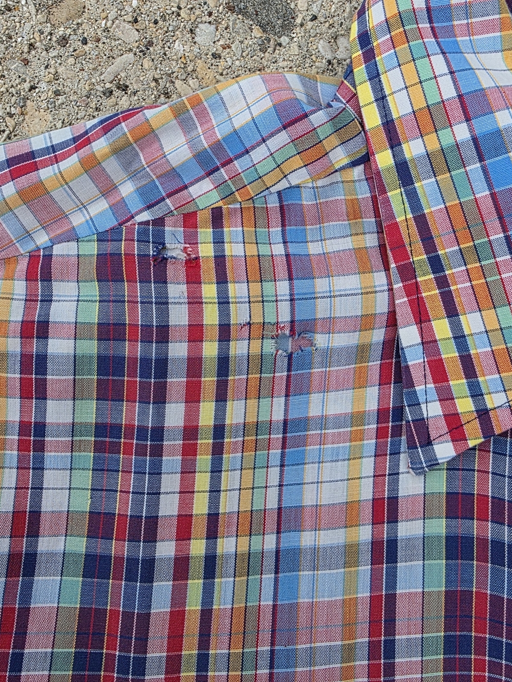 Vintage Christopher Rand Plaid Button Up Shirt Medium - Picture 10 of 10